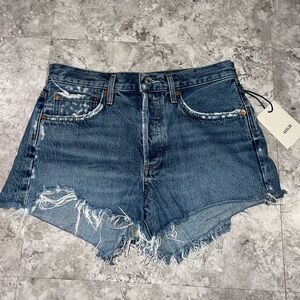 Agolde Parker denim shorts